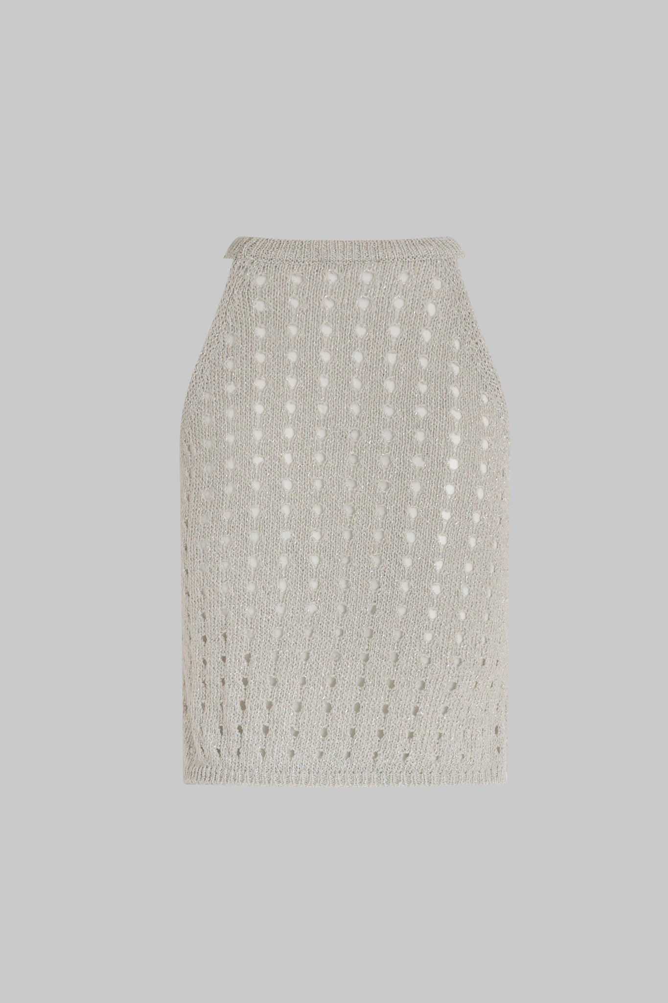 Tank top with perforated stitch